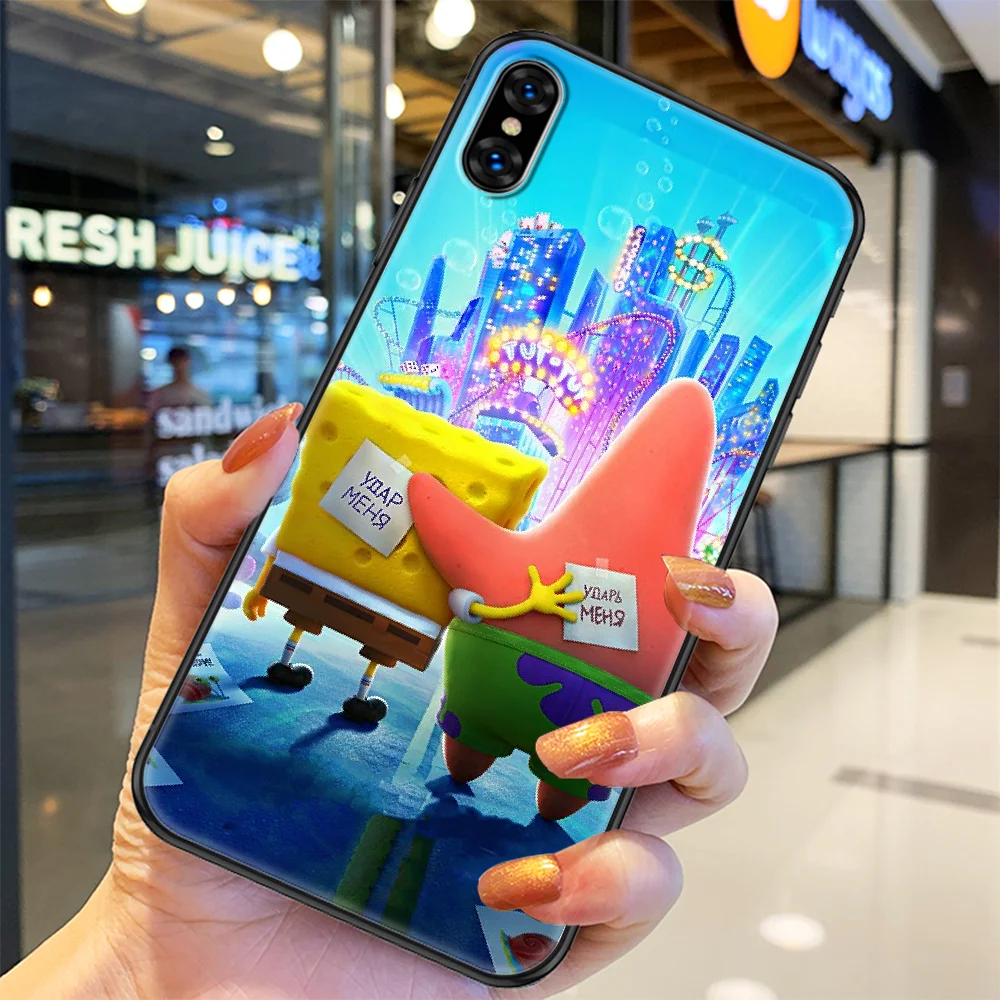 Cute sponge baby Bob Phone Case Cover Hull For iphone 5 5s se 2 6 6s 7 8 12 mini plus X XS XR 11 PRO MAX black soft hoesjes
Cute sponge baby Bob Phone Case Cover Hull For iphone 5 5s se 2 6 6s 7 8 12 mini plus X XS XR 11 PRO MAX black soft hoesjes