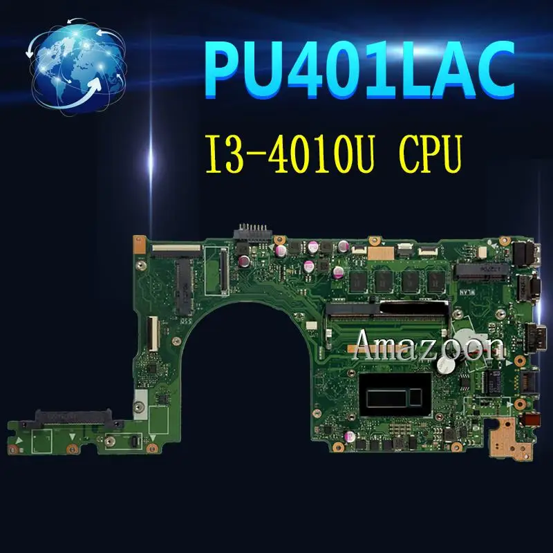 Akemy PU401LAC с процессором I3-4010U на борту 4 ГБ оперативной памяти REV 2.2 для Asus P401 P401L P401LA материнская плата ноутбука 100% тест
Akemy PU401LAC с процессором I3-4010U на борту 4 ГБ оперативной памяти REV 2.2 для Asus P401 P401L P401LA материнская плата ноутбука 100% тест