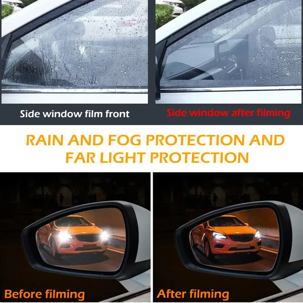 4pcs/Set Anti Fog Car Side Mirror Window Films Anti Glare Rearview Mirror Protective Films Waterproof Rainproof Auto Stickers
4pcs/Set Anti Fog Car Side Mirror Window Films Anti Glare Rearview Mirror Protective Films Waterproof Rainproof Auto Stickers
