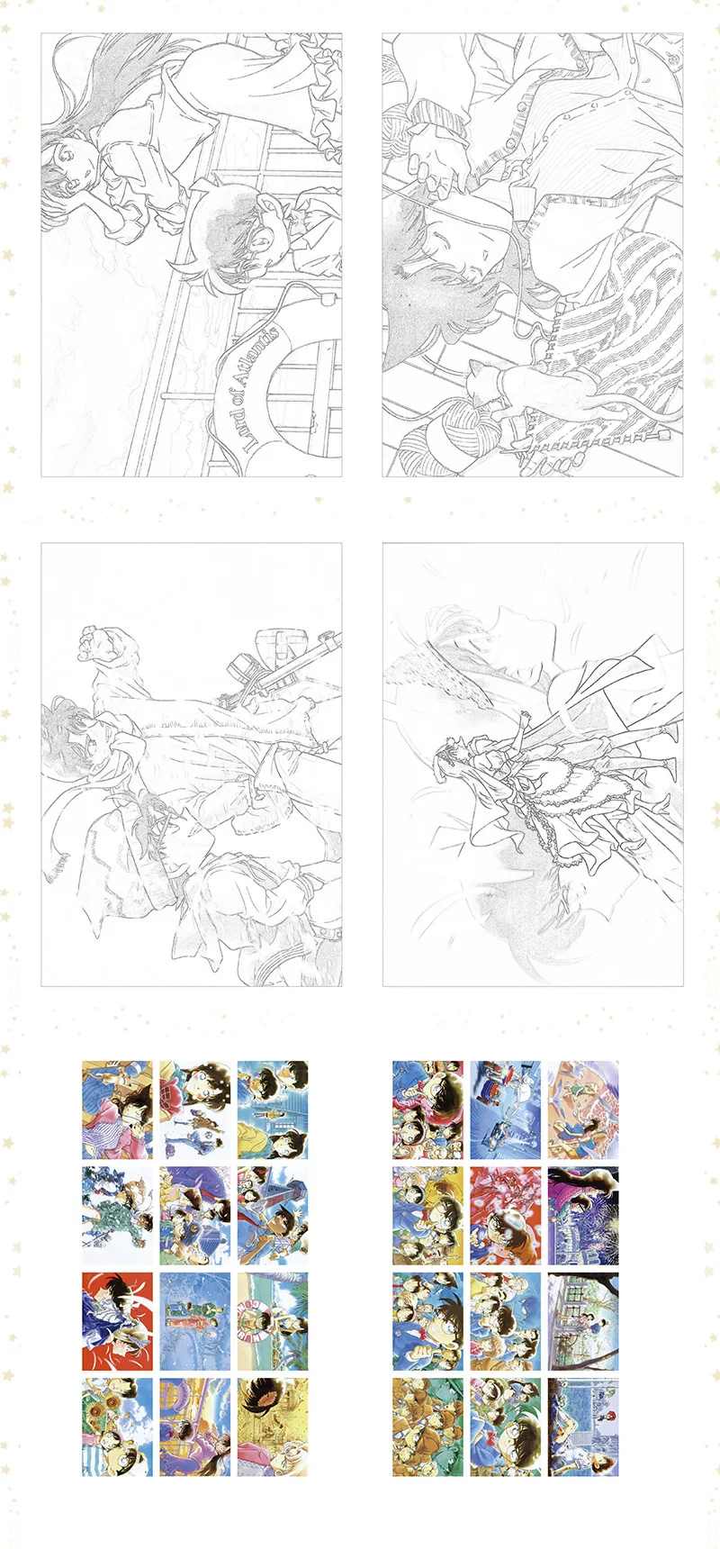 24 pages/book Anime Detective Conan Coloring Book Painting Drawing Books imitated copy book toy gift
24 pages/book Anime Detective Conan Coloring Book Painting Drawing Books imitated copy book toy gift