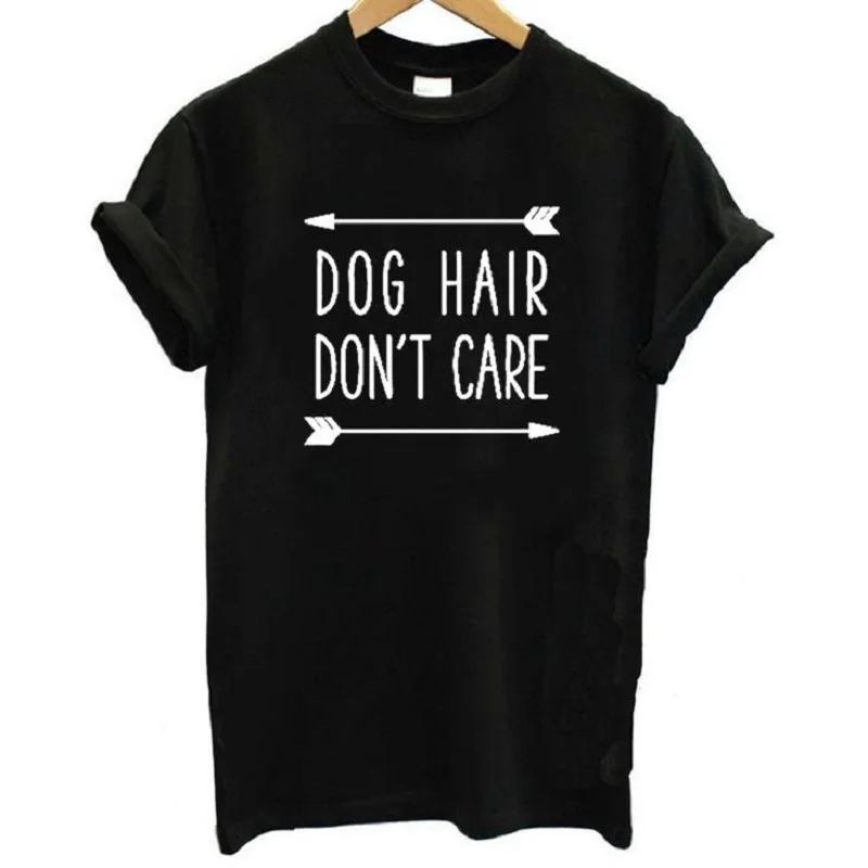 Dog Hair Don't Care Letter Print T Shirt Women Short Sleeve O Neck Loose Tshirt Summer Women Tee Shirt Tops Camisetas Mujer
Dog Hair Don't Care Letter Print T Shirt Women Short Sleeve O Neck Loose Tshirt Summer Women Tee Shirt Tops Camisetas Mujer