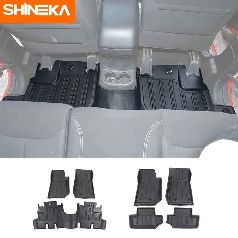 Коврики SHINEKA для Jeep Wrangler JK 2007-2017, автомобильные Нескользящие коврики из ТПЭ с подкладкой, коврики, защитные аксессуары для дверей 2/4
Коврики SHINEKA для Jeep Wrangler JK 2007-2017, автомобильные Нескользящие коврики из ТПЭ с подкладкой, коврики, защитные аксессуары для дверей 2/4