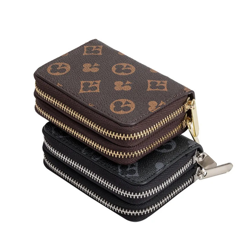 Fashion Luxury Brand Organ Card Bag Men Women Double Layer Zipper Card Holder Coin Purse Key Holder Multifunctional Case Wallet
Fashion Luxury Brand Organ Card Bag Men Women Double Layer Zipper Card Holder Coin Purse Key Holder Multifunctional Case Wallet