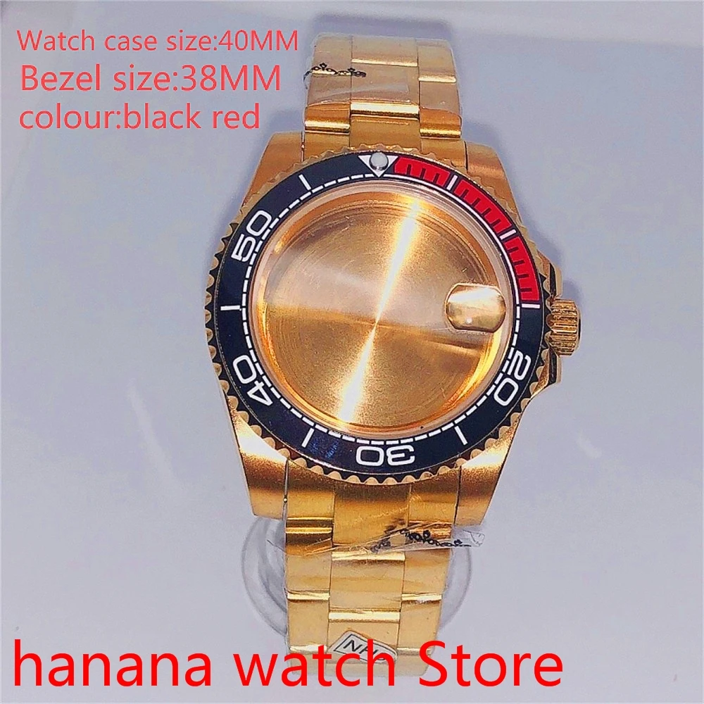 Suitable for NH35 36 Mingzhu2813 Miyata automatic winding 40mm sealed back gold box series, with rotating bezel black red
Suitable for NH35 36 Mingzhu2813 Miyata automatic winding 40mm sealed back gold box series, with rotating bezel black red