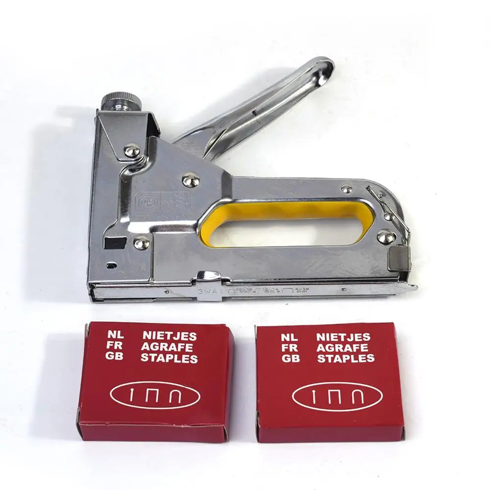 3 In 1 Manual Nail Heavy Duty Manual Staple Nail Upholstery Tacker Multitool Furniture Stapler Staple for Hobby Art Craf
3 In 1 Manual Nail Heavy Duty Manual Staple Nail Upholstery Tacker Multitool Furniture Stapler Staple for Hobby Art Craf