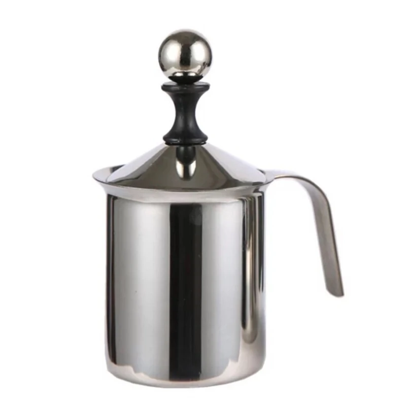400ML Manual Milk Frother Stainless Steel Milk Creamer Milk Foam Mesh Coffee Foamer Creamer Kitchen Applicance
400ML Manual Milk Frother Stainless Steel Milk Creamer Milk Foam Mesh Coffee Foamer Creamer Kitchen Applicance