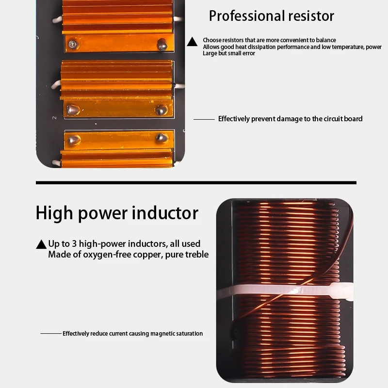 1500W High Power Speaker Crossover 3 Way High-Low 8 Ohm Frequency Divider for Speaker, Crossover Point 1600/2800Hz
1500W High Power Speaker Crossover 3 Way High-Low 8 Ohm Frequency Divider for Speaker, Crossover Point 1600/2800Hz