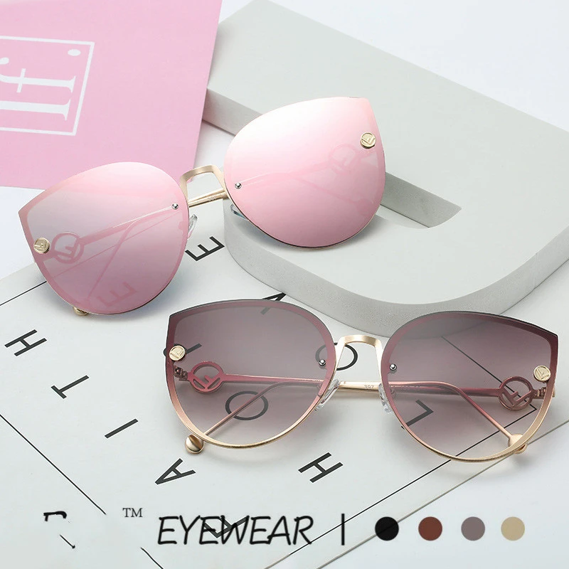2021 New Women Sunglasses Rimless UV400 Brand Designer High Quality Gradient Sun Glasses Female Ocean sun glasses
2021 New Women Sunglasses Rimless UV400 Brand Designer High Quality Gradient Sun Glasses Female Ocean sun glasses