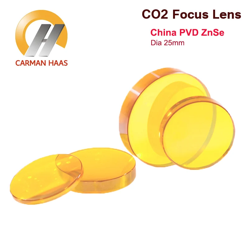 Фокусные линзы CARMANHAAS Китай ZnSe CO2 лазерные диаметром 25 мм fl38 1 50 8 63 5 75 100 мм|Линзы| |