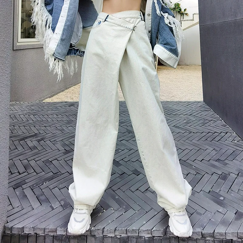 NEW Women Jeans Baggy Jeans Women Irregular Jeans Woman Pants Denim Fashion Casual Pants Personality Tide
NEW Women Jeans Baggy Jeans Women Irregular Jeans Woman Pants Denim Fashion Casual Pants Personality Tide