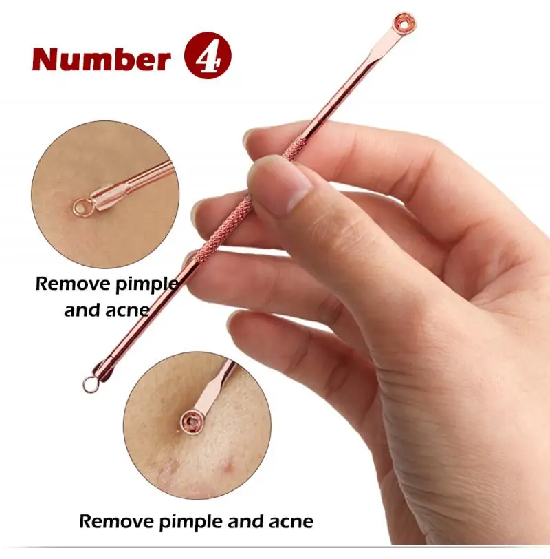 Stainless Steel Blackhead Remover Tool Kit Face Massage Whitehead Pimple Spot Comedone Acne Extractor Face Massager TXTB1
Stainless Steel Blackhead Remover Tool Kit Face Massage Whitehead Pimple Spot Comedone Acne Extractor Face Massager TXTB1