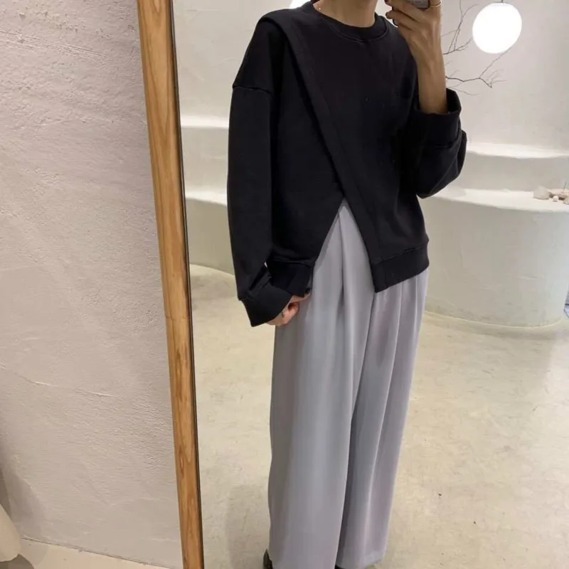 2021 New Women Sweatshirt Hooded Pullovers Harajuku Fashion Loose Female Spring Autumn Clothes Casual Oversize Irregular Jumper
2021 New Women Sweatshirt Hooded Pullovers Harajuku Fashion Loose Female Spring Autumn Clothes Casual Oversize Irregular Jumper