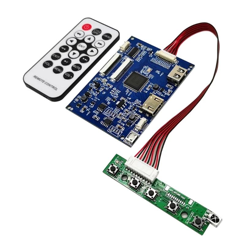 40Pin General- LCD Controller Board Kit for 7 "8" 9 "10.1" LCD Panel USB/HDMI-compatible Advertising Machine Driver Board
40Pin General- LCD Controller Board Kit for 7 "8" 9 "10.1" LCD Panel USB/HDMI-compatible Advertising Machine Driver Board