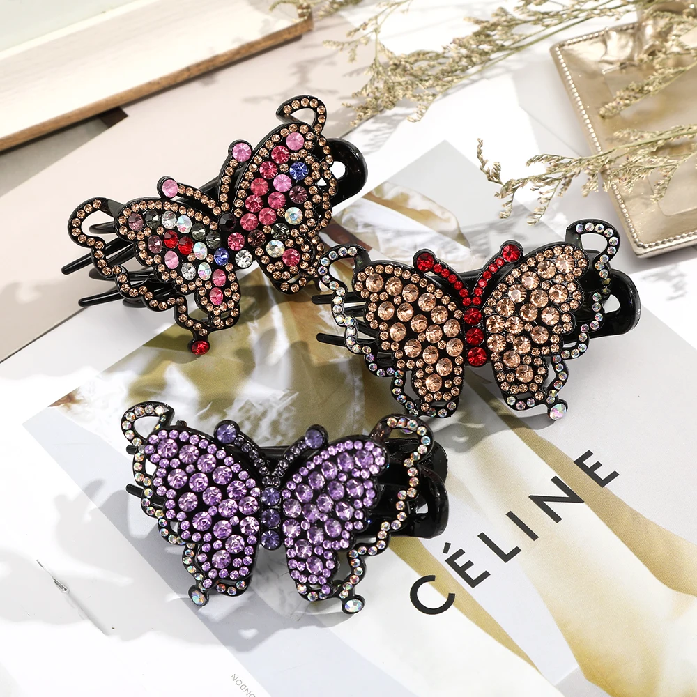 Женская заколка для волос AWAYTR, в стиле ретро, с бабочкой и цветами
Женская заколка для волос AWAYTR, в стиле ретро, с бабочкой и цветами