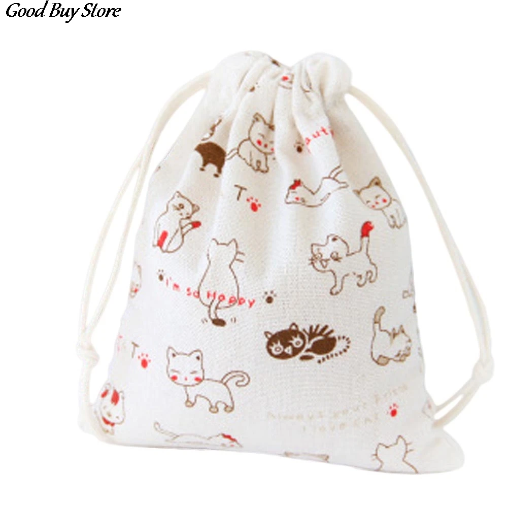 Mini Drawstring Bag Cute Cat Cartoon Packaging Pouch Christmas Day Birthday Candy Bags Gift Jewelry Storage Organizer Portable
Mini Drawstring Bag Cute Cat Cartoon Packaging Pouch Christmas Day Birthday Candy Bags Gift Jewelry Storage Organizer Portable