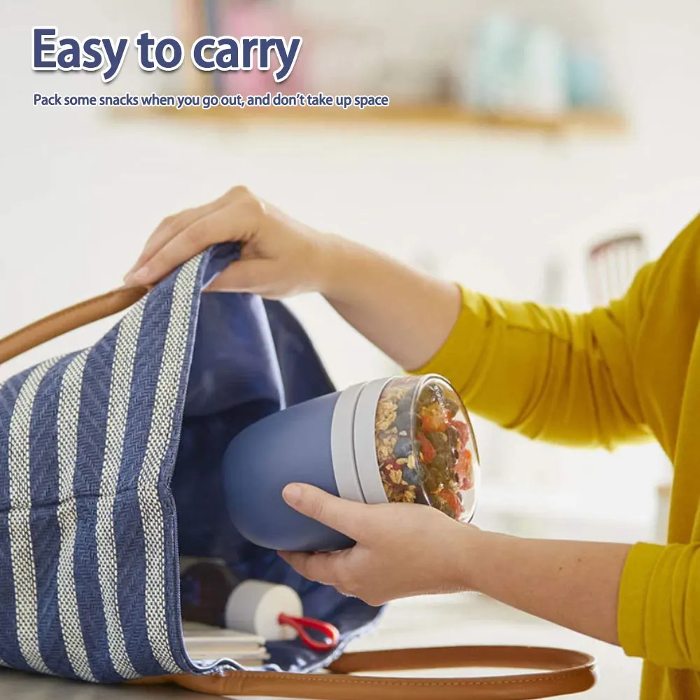 Portable Traveling Out Lunch Cup Creative and Practical Fresh-keeping Bowl Outing Bento Box Yogurt Nut Dessert Tableware
Portable Traveling Out Lunch Cup Creative and Practical Fresh-keeping Bowl Outing Bento Box Yogurt Nut Dessert Tableware