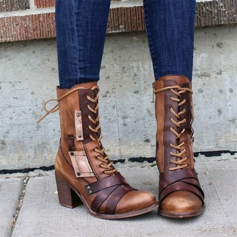 Women Mid-Calf Boots Fashion Retro Motorcycle Boots Woman 2021 Autumn Pointed Toe Shoes Female Low Heel Footwear Plus Size 35-43
Women Mid-Calf Boots Fashion Retro Motorcycle Boots Woman 2021 Autumn Pointed Toe Shoes Female Low Heel Footwear Plus Size 35-43