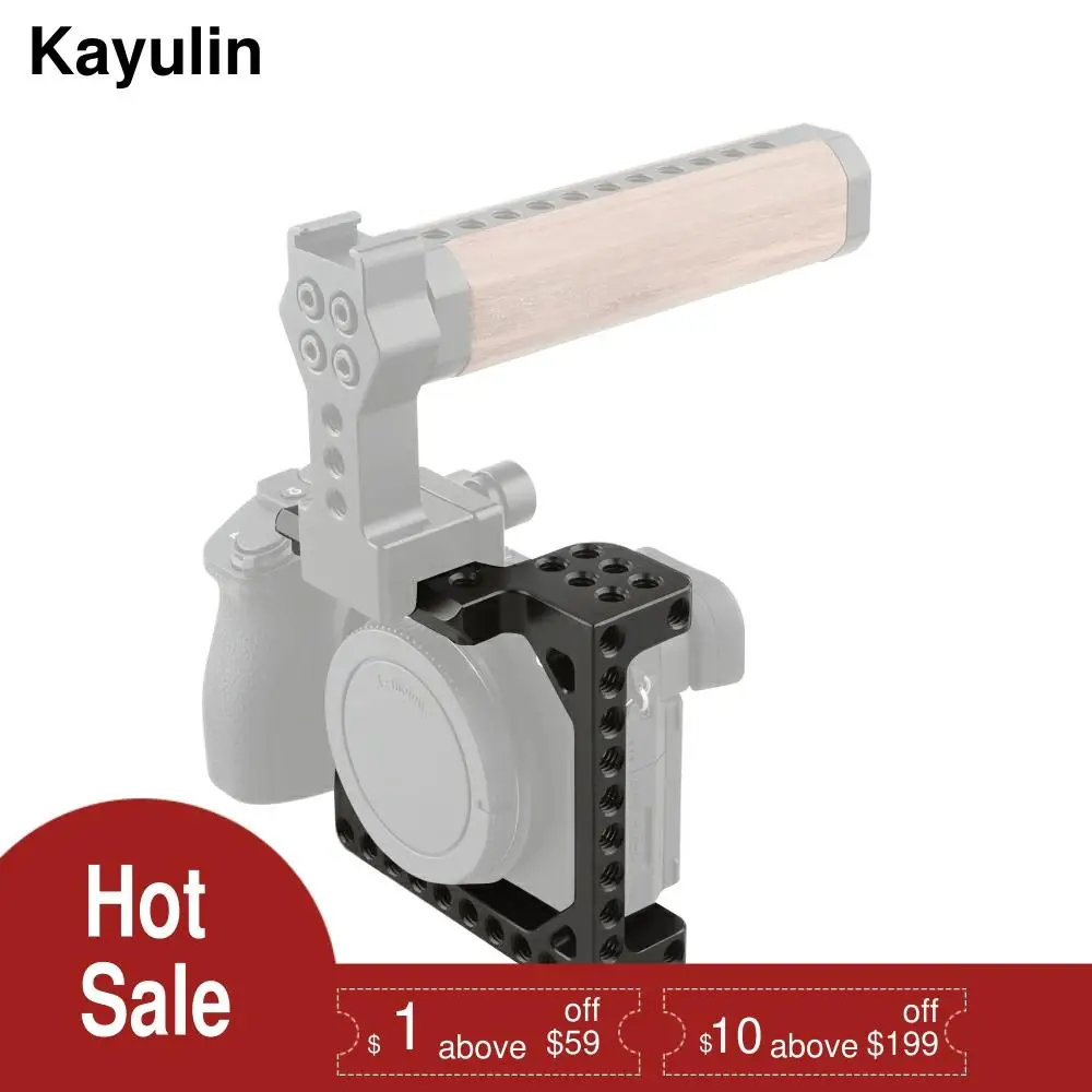 Алюминиевая рамка Kayulin для камеры Sny A6000 / A6300 A6400 A6500 & Caon Eos M M10|Клетки камер| |