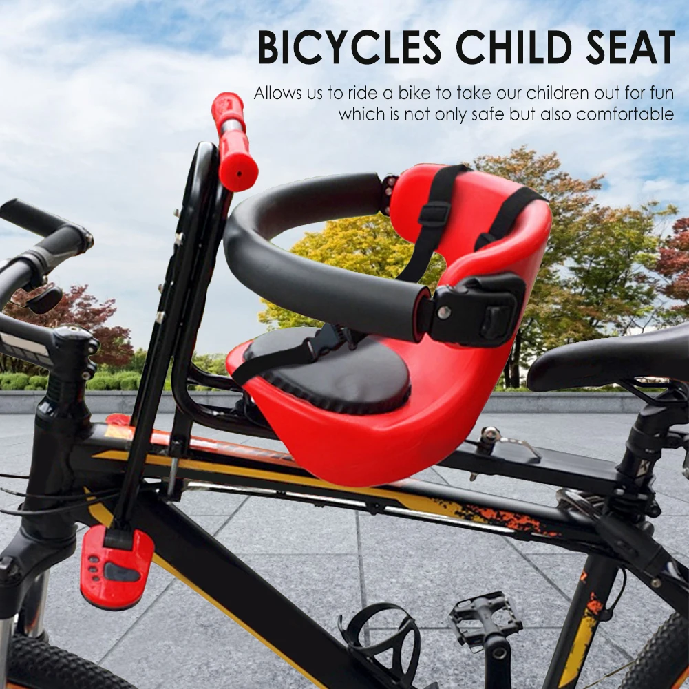 Child Bike Seat Bicycle Front Mount Baby Carrier Seat With Handrail For Kids Children Toddler Bicycle Seat
Child Bike Seat Bicycle Front Mount Baby Carrier Seat With Handrail For Kids Children Toddler Bicycle Seat