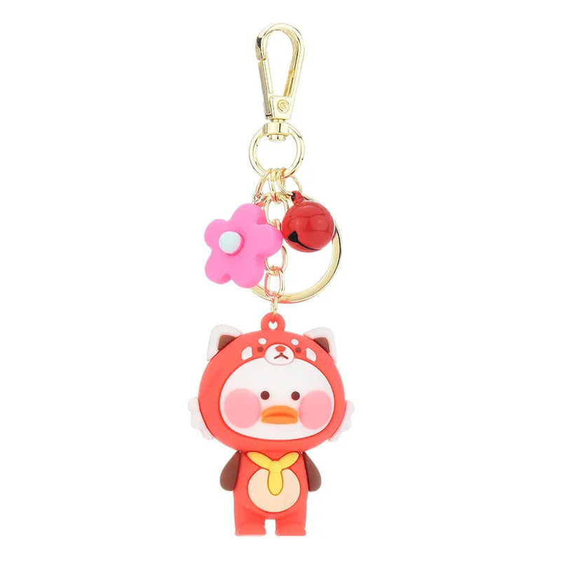 Kawaii LaLafanfan кафе утка кулон брелок мультфильм милый автомобиль Декор животное