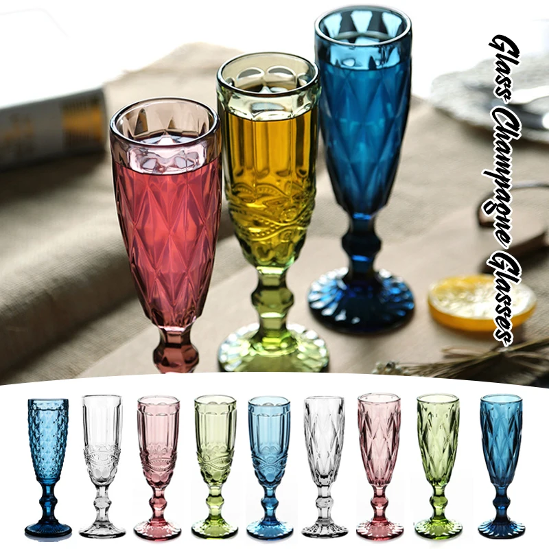 150ml Relief Glass Goblet Champagne Cup Small Wine Glass Cocktail Glass Home Party Bar Restaurant Vintage Art Tasting Cup
150ml Relief Glass Goblet Champagne Cup Small Wine Glass Cocktail Glass Home Party Bar Restaurant Vintage Art Tasting Cup