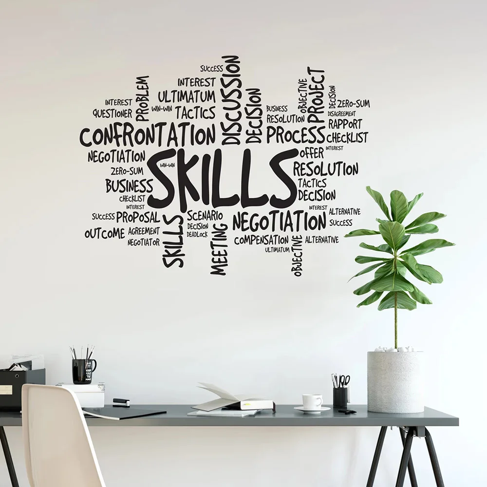 Skills Words Stickers Office Space Room Business Success Vinyl Wall Decal Decor Study Room Modern Classroom Decoration W451
Skills Words Stickers Office Space Room Business Success Vinyl Wall Decal Decor Study Room Modern Classroom Decoration W451