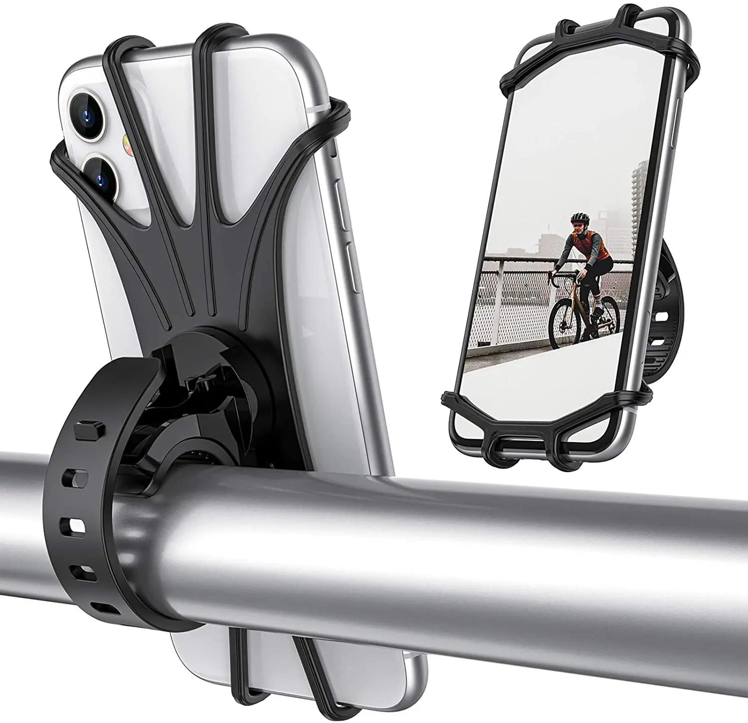 XMXCZKJ Silicone Bicycle Phone Holder Motorcycle for IPhone 13 11 pro HuaWei Mobile Phone Stand Bike GPS Clip Quick Mount
XMXCZKJ Silicone Bicycle Phone Holder Motorcycle for IPhone 13 11 pro HuaWei Mobile Phone Stand Bike GPS Clip Quick Mount