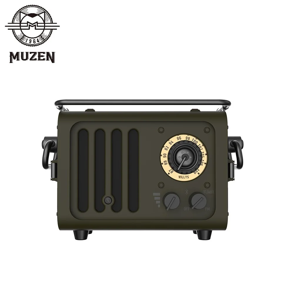 MUZEN радио Конструктор серии WD101GN Ретро Дикий джип стиль FM радио открытый портативный металлический Bluetooth динамик Subwoober
MUZEN радио Конструктор серии WD101GN Ретро Дикий джип стиль FM радио открытый портативный металлический Bluetooth динамик Subwoober
