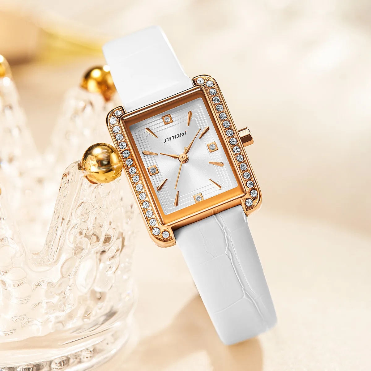 Sinobi 2021 New Arrival Luxury Women's Watches Elegant Rectangle Diamond Waterproof Wristwatch Clock montre femme Lover Gifts
Sinobi 2021 New Arrival Luxury Women's Watches Elegant Rectangle Diamond Waterproof Wristwatch Clock montre femme Lover Gifts