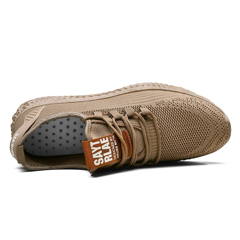 Men Sneakers New Breathable Outdoor Sport Shoes Autumn Flats Training Running Shoes Black Grey Zapatos De Hombre knit shoes 
Men Sneakers New Breathable Outdoor Sport Shoes Autumn Flats Training Running Shoes Black Grey Zapatos De Hombre knit shoes