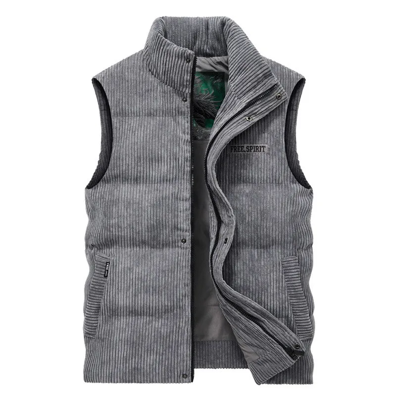 Men's Winter Warm Corduroy Vests Cotton Padded Thick Thermal Sleeveless Jacket Casual Corduroy Waistcoat Plus Size 4XL
Men's Winter Warm Corduroy Vests Cotton Padded Thick Thermal Sleeveless Jacket Casual Corduroy Waistcoat Plus Size 4XL