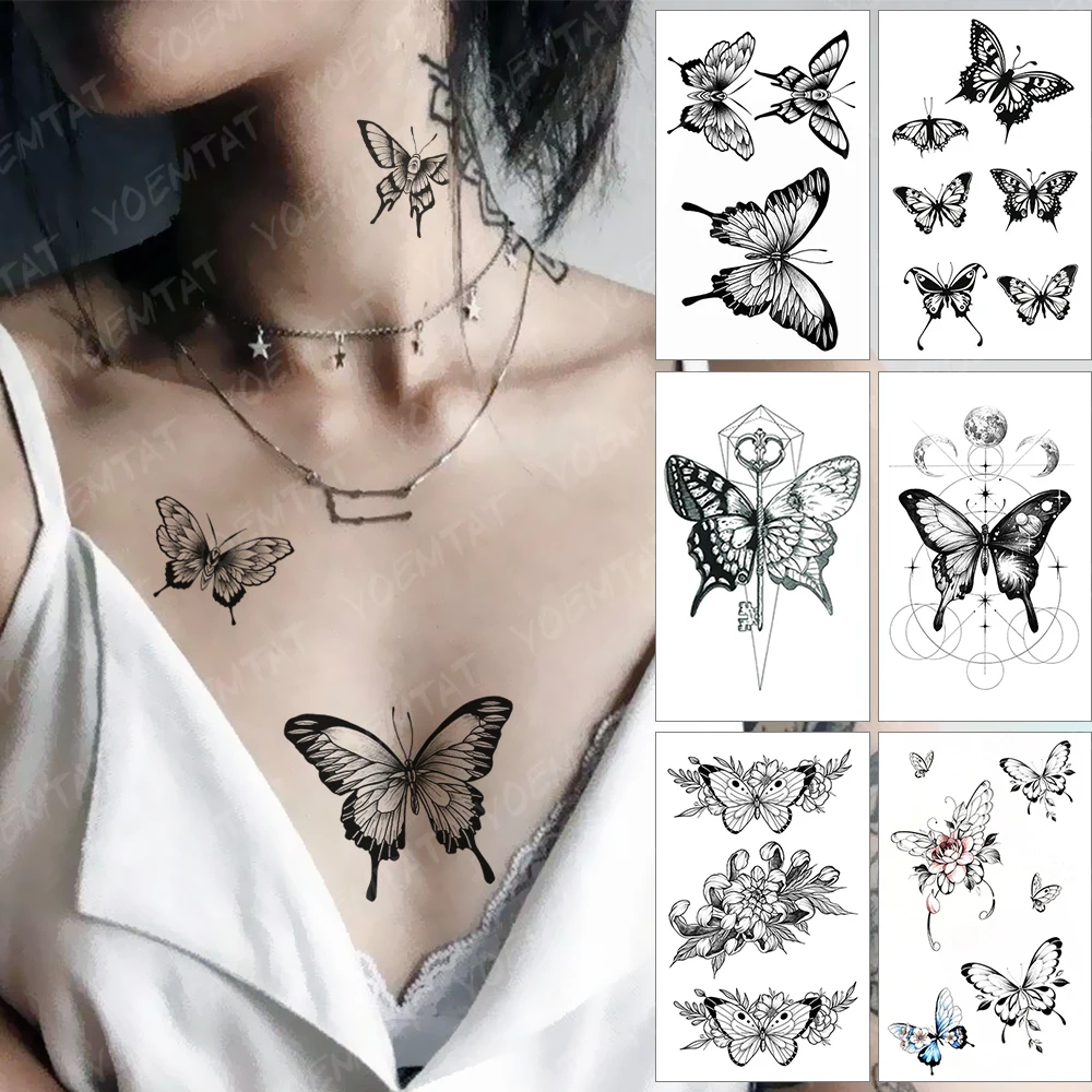 Waterproof Temporary Tattoo Sticker Old School Planet Dark Sexy Butterfly Flower Flash Tatoo Fake Tatto For Body Art Women Men
Waterproof Temporary Tattoo Sticker Old School Planet Dark Sexy Butterfly Flower Flash Tatoo Fake Tatto For Body Art Women Men