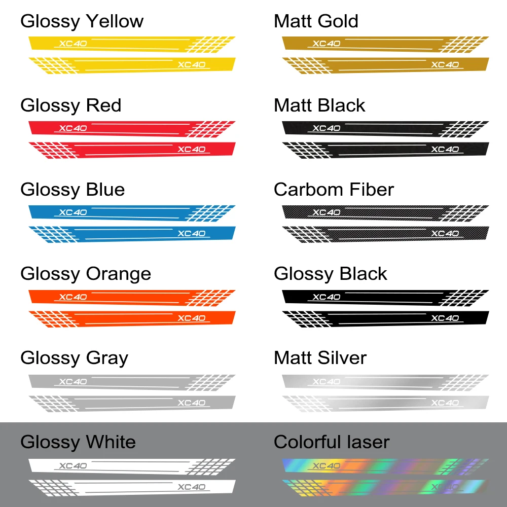 2pcs Car Side Stripe Stickers Personalized Auto Sport Styling Decals Decoration For Volvo XC40 XC60 XC90 Tuning Car Accessories
2pcs Car Side Stripe Stickers Personalized Auto Sport Styling Decals Decoration For Volvo XC40 XC60 XC90 Tuning Car Accessories