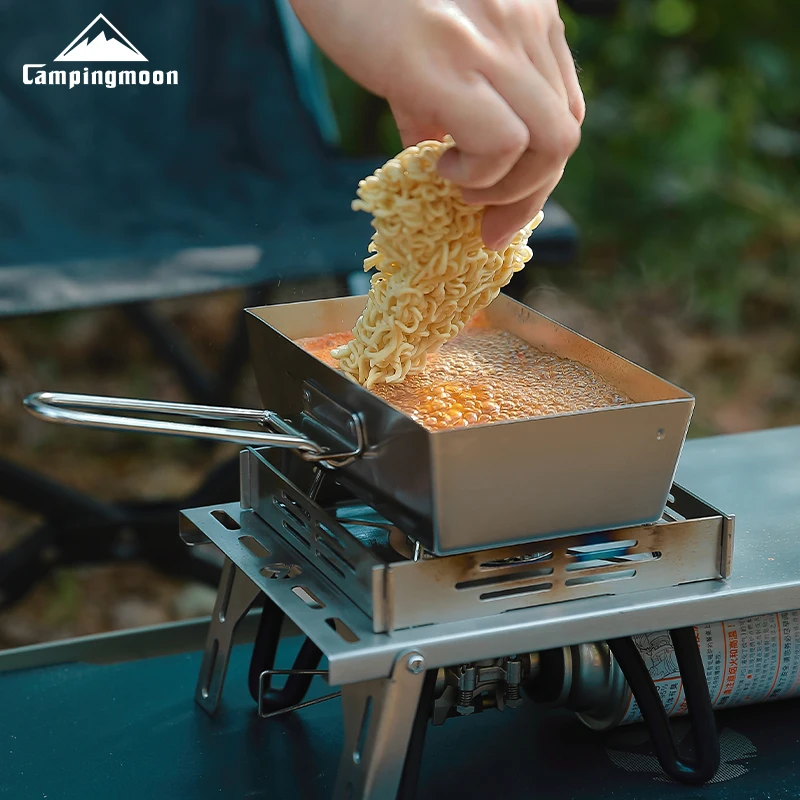 Outdoor Cookware Camping Folding Frying Pan for Picnic Stainless Steel Cooking Saucepan Set
Outdoor Cookware Camping Folding Frying Pan for Picnic Stainless Steel Cooking Saucepan Set