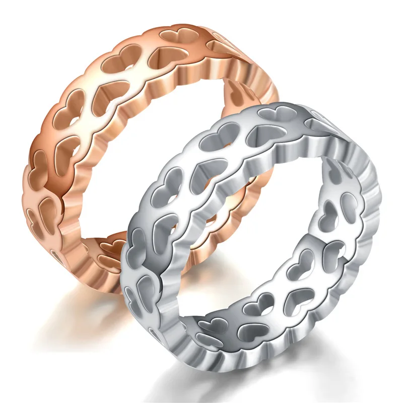 20Pcs/Lot US Size 5-13 Hip Hop Punk Classic Hollow Heart Rings Stainless Steel Rings For Womens Mens Lovers Gifts Trends Jewelry
20Pcs/Lot US Size 5-13 Hip Hop Punk Classic Hollow Heart Rings Stainless Steel Rings For Womens Mens Lovers Gifts Trends Jewelry