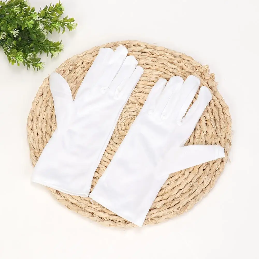 1Pair Women Men Gloves Black White Etiquette Thin Stretch Sunscreen Gloves Driving Work Gloves Dance Tight Jewelry Gloves Gift
1Pair Women Men Gloves Black White Etiquette Thin Stretch Sunscreen Gloves Driving Work Gloves Dance Tight Jewelry Gloves Gift
