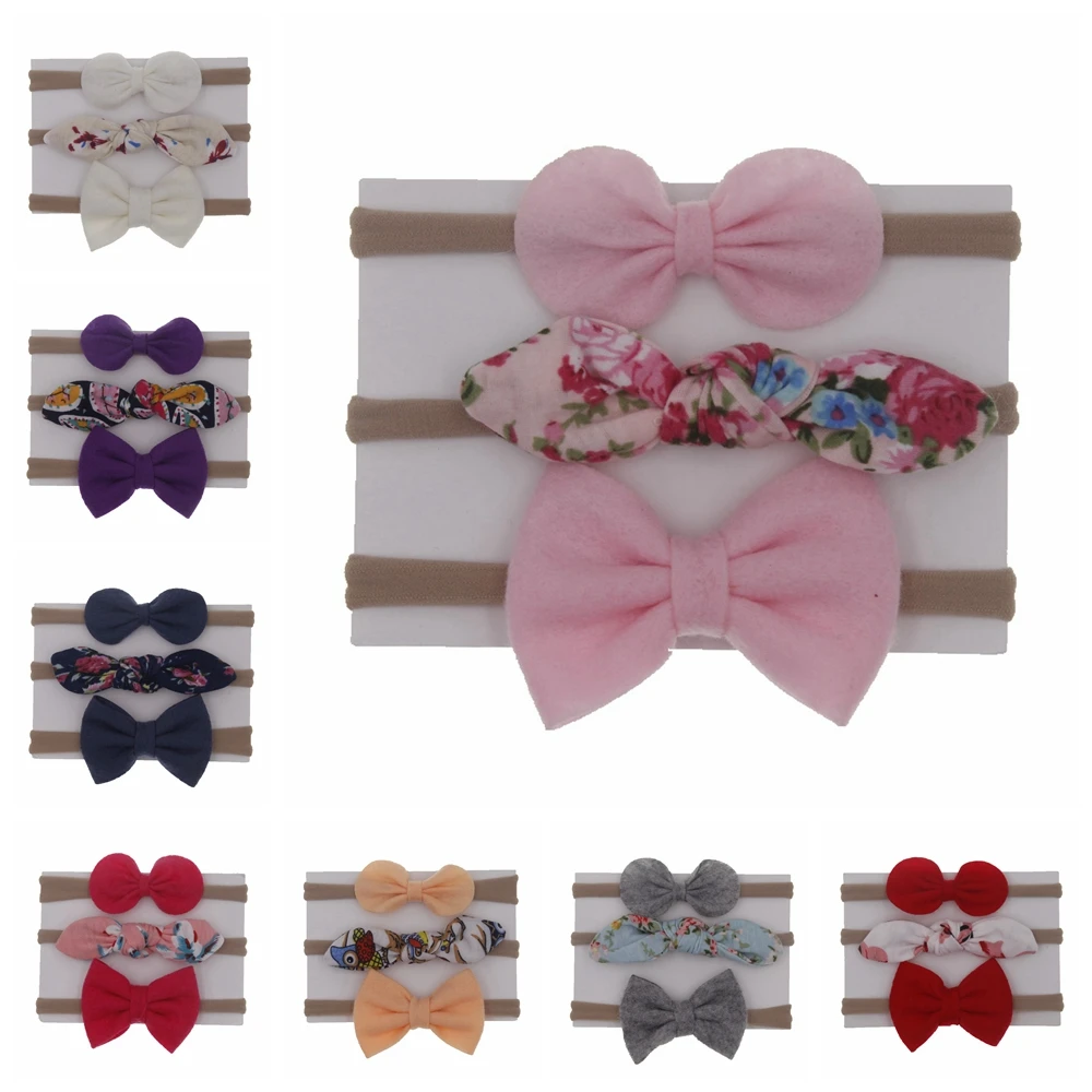 Kawaii Baby Girls Nylon Rabbit Ear Hairbands Toddler Felt Bows Knotted Headband Children Hair Band Accessories
Kawaii Baby Girls Nylon Rabbit Ear Hairbands Toddler Felt Bows Knotted Headband Children Hair Band Accessories