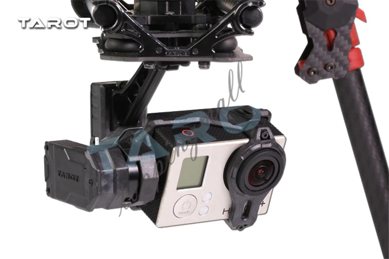 Таро T4 3D TL3D02 карданный для Gopro Hero4/3 +/3 Спортивная камера двойной амортизатор PTZ DIY