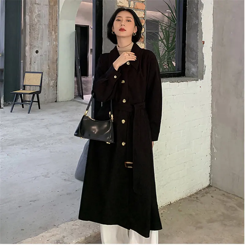 Hzirip Autumn Loose Lace-Up Casual Comfortable Gentle All-Match Elegant Windbreaker Brief Office Lady Fashion Trench Overcoat
Hzirip Autumn Loose Lace-Up Casual Comfortable Gentle All-Match Elegant Windbreaker Brief Office Lady Fashion Trench Overcoat