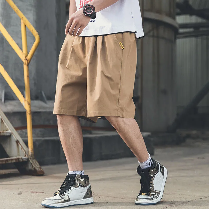 Фото Мужские повседневные тренировочные брюки летние шорты с карманами на шнуровке