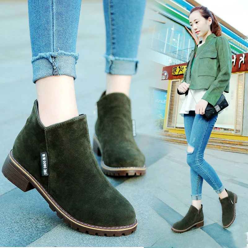 Women's side zipper nubuck leather short boots classic nubuck fur snow boots square heel plush casual shoes to keep warm autumn
Women's side zipper nubuck leather short boots classic nubuck fur snow boots square heel plush casual shoes to keep warm autumn