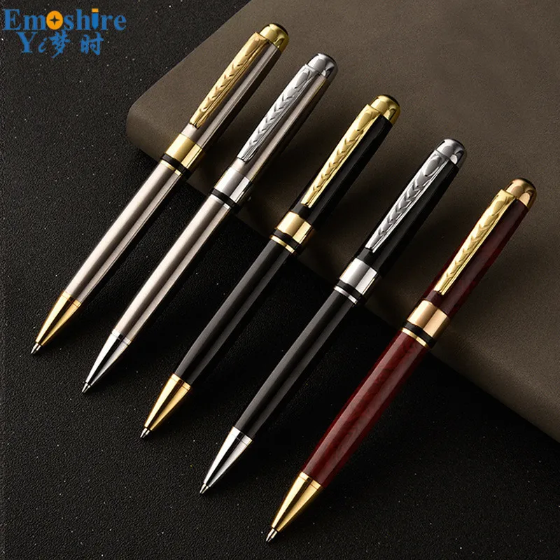 Оптовая продажа, металлическая шариковая ручка с вращающимся логотипом, школьный офис P602
Оптовая продажа, металлическая шариковая ручка с вращающимся логотипом, школьный офис P602