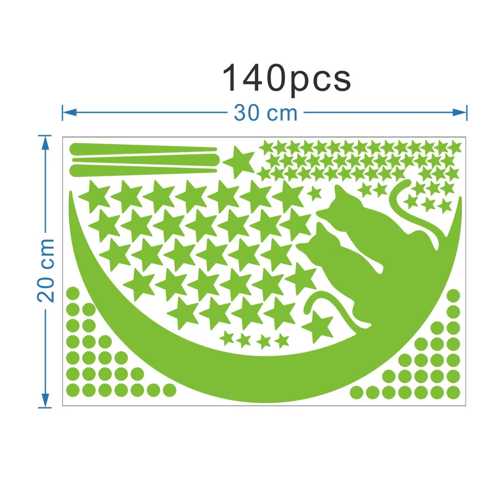 Luminous Stickers for Lovers and Cats Moon and Stars for Room Decor Glow In The Dark Stars Home Decoration
Luminous Stickers for Lovers and Cats Moon and Stars for Room Decor Glow In The Dark Stars Home Decoration