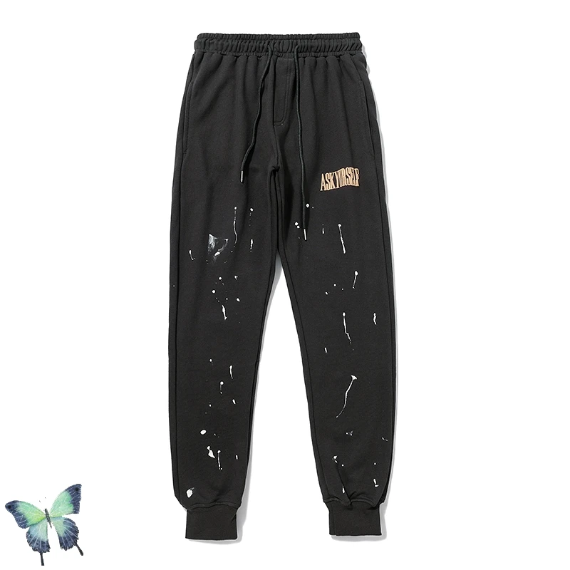 New ASKYURSELF High-end Pure Cotton Sweatpants Men Women High Quality Drawstring Trousers ASK High Street Washed Sweatpants
New ASKYURSELF High-end Pure Cotton Sweatpants Men Women High Quality Drawstring Trousers ASK High Street Washed Sweatpants