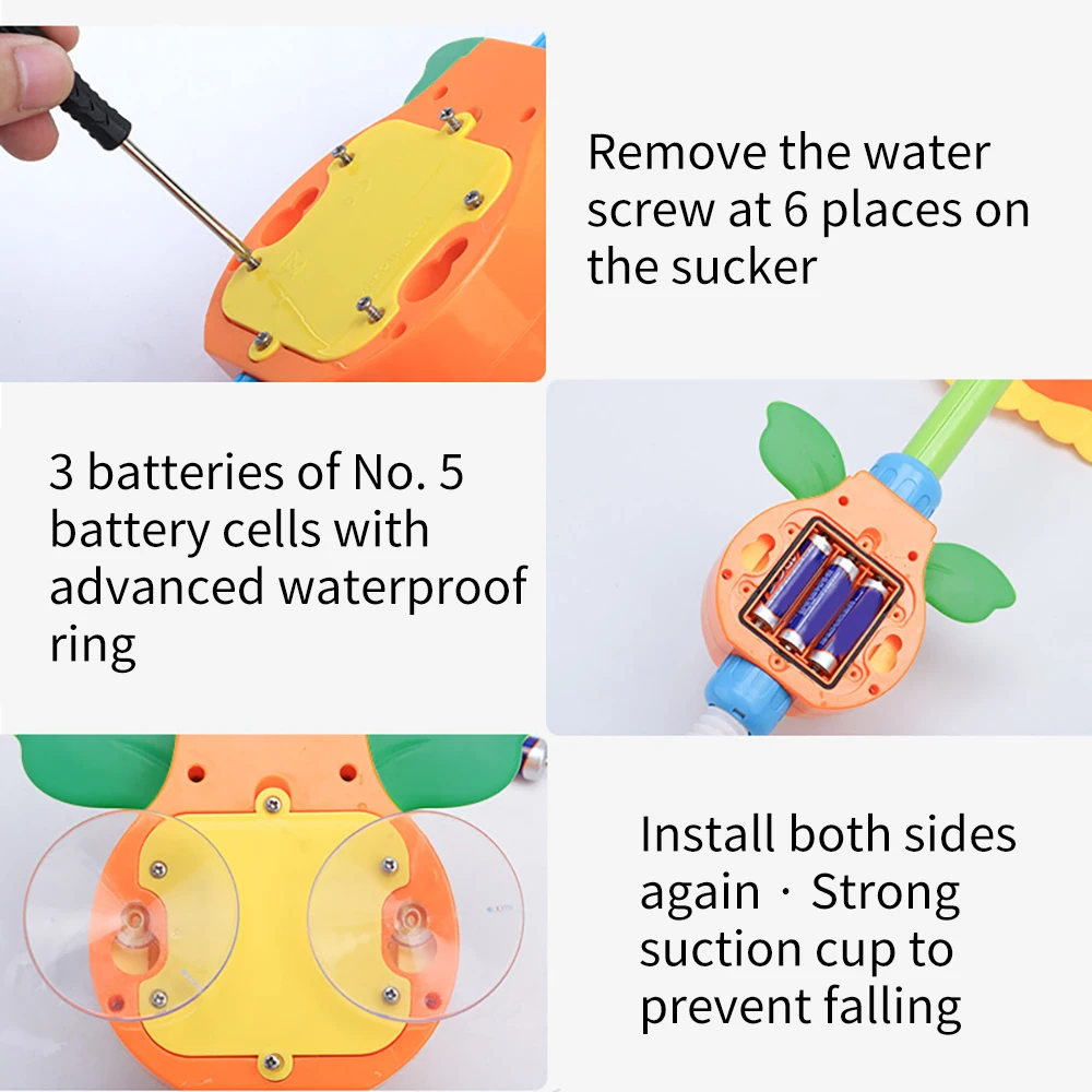 Baby Bath Game Toys Baby Shower Toy Sunflower Shower Cartoon Sunflower Spray Bathroom Summer Water Toy Infant Funny Water Games