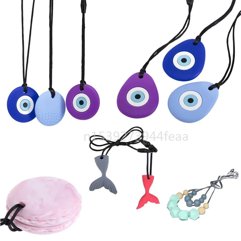 1PC Rainbow Brick Robot Skull Chew Necklace Autistic Baby Silicone Teether Autism Sensory Chewy Toys
1PC Rainbow Brick Robot Skull Chew Necklace Autistic Baby Silicone Teether Autism Sensory Chewy Toys