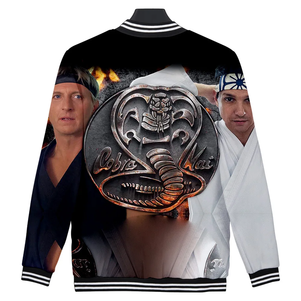 Cobra Kai Baseball Jacket Men Women Children Jacket Harajuku Baseball Jacket Boys Girls Sweatshirts Jackets
Cobra Kai Baseball Jacket Men Women Children Jacket Harajuku Baseball Jacket Boys Girls Sweatshirts Jackets