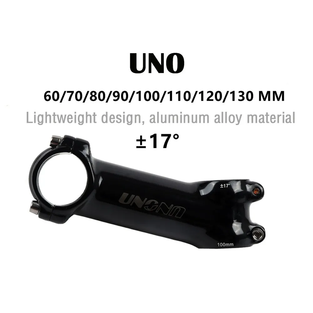 U-NO Bicycle Stem ±17° Degree MTB Road Bike Riser Stem 31.8x60-130mm Ultralight Aluminum Alloy Mountain Bicycle Handlebar Stems
U-NO Bicycle Stem ±17° Degree MTB Road Bike Riser Stem 31.8x60-130mm Ultralight Aluminum Alloy Mountain Bicycle Handlebar Stems