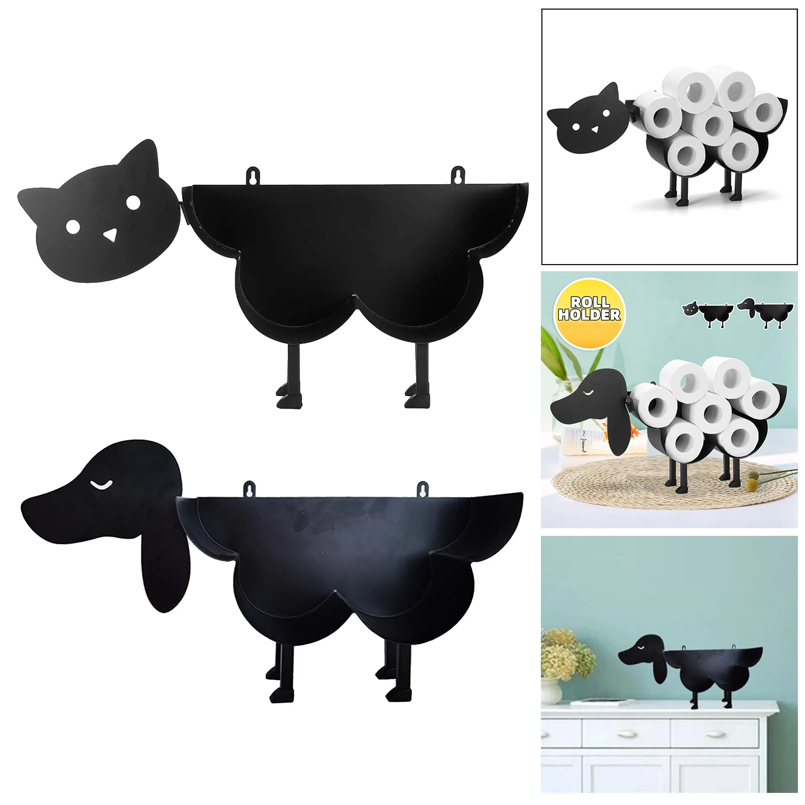 Sheep Decorative Iron Toilet Wall Mount Toilet Paper Holder Bathroom Kitchen Roll Paper Accessory Tissue Towel Holders Stand
Sheep Decorative Iron Toilet Wall Mount Toilet Paper Holder Bathroom Kitchen Roll Paper Accessory Tissue Towel Holders Stand