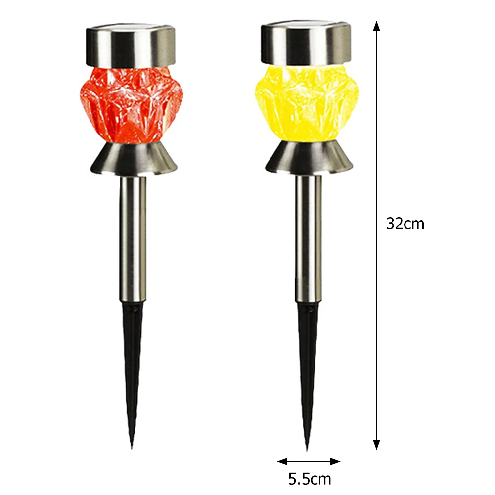 VKTECH 2pcs Solar LED Lamp Outdoor Garden Yard Lawn Ground Light Change Color Diamond Lamp Christmas Festival Decor Lighting New
VKTECH 2pcs Solar LED Lamp Outdoor Garden Yard Lawn Ground Light Change Color Diamond Lamp Christmas Festival Decor Lighting New